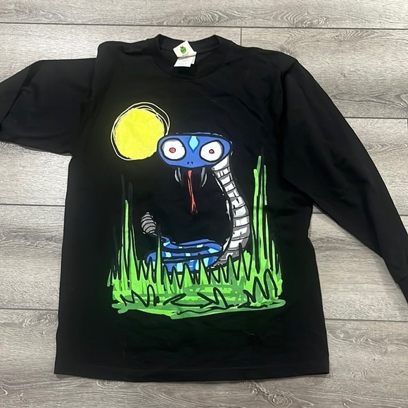 Black Graphic Long Sleeve Tee - Picture 4 of 4